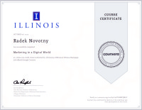 Certifikat o Marketing v Digitálním světě